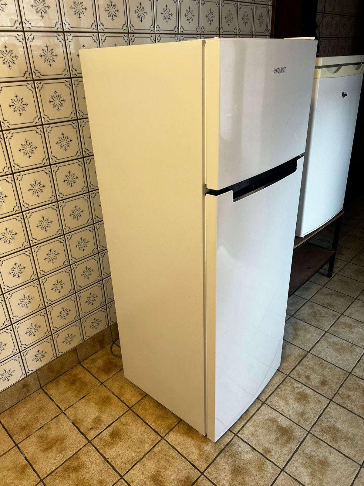 Koelkast met diepvries, Elektronische apparatuur, Koelkasten en IJskasten, Ophalen, 150 tot 200 liter, Zo goed als nieuw, 140 tot 160 cm