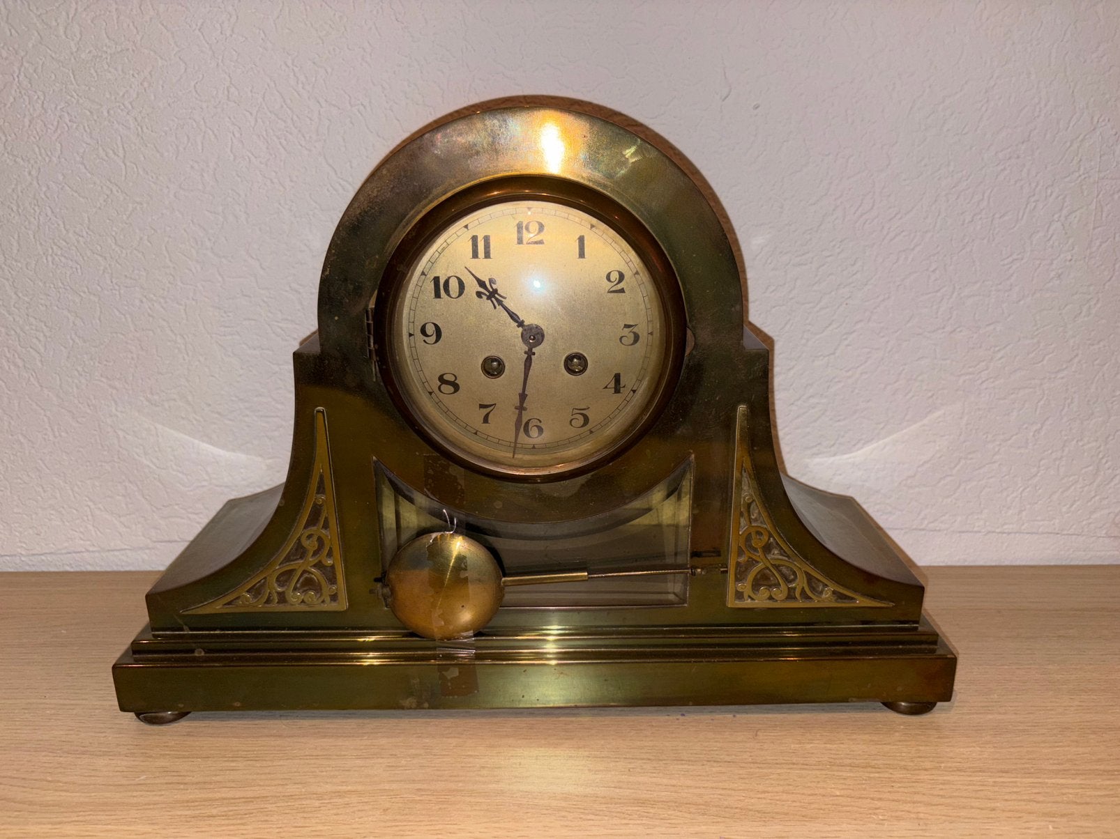Superbe horloge / pendule de cheminée vintage, Enlèvement