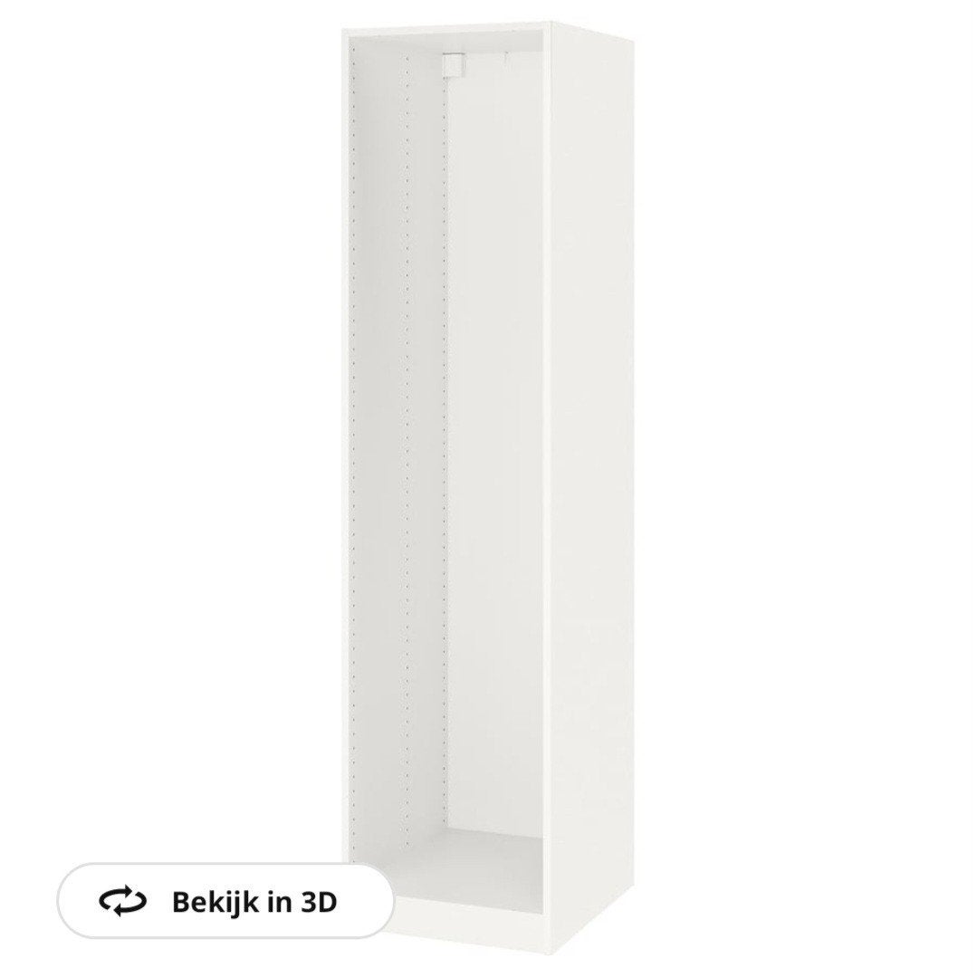 GEZOCHT Ikea PAX kast WIT 50x58x201, Enlèvement
