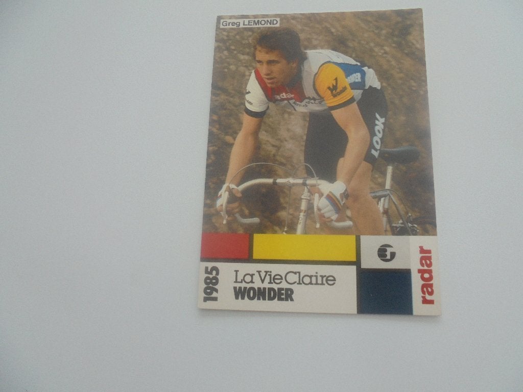 wielrenner-greg lemond, Collections, Photos & Gravures, Envoi, 1980 à nos jours, Comme neuf, Photo
