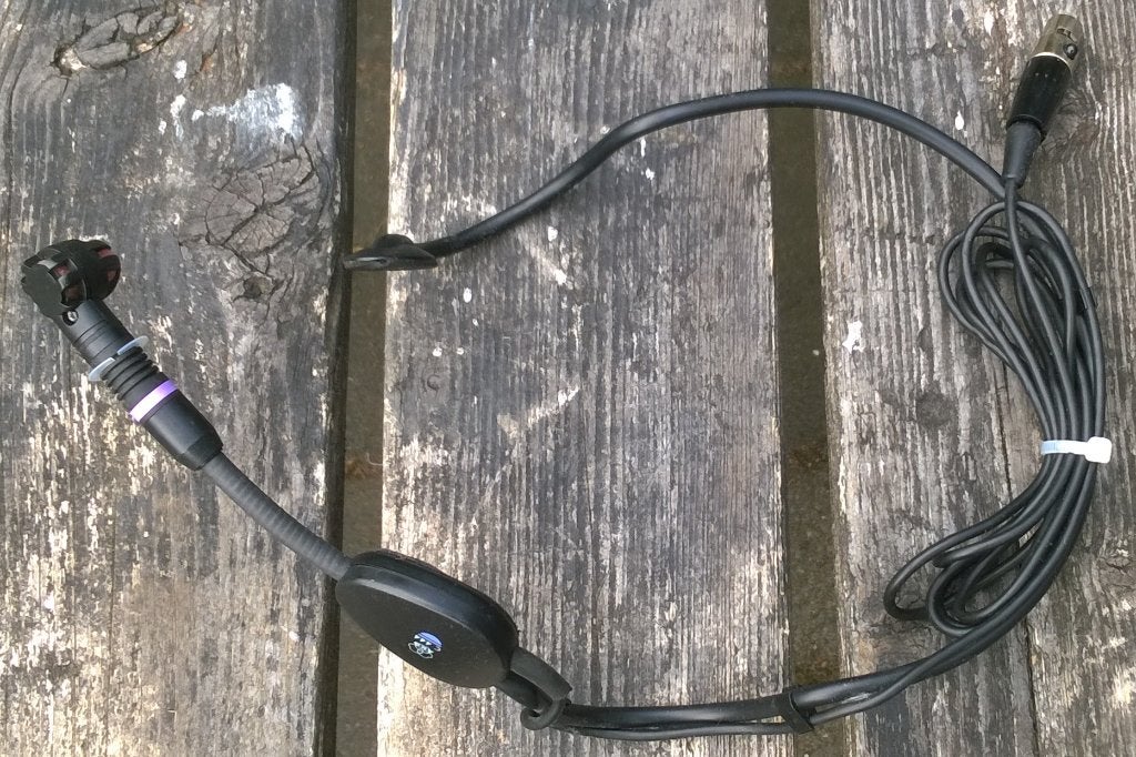 Microfoon AKG C-444 hoofdmicrofoon, Ophalen of Verzenden, Zo goed als nieuw, Zangmicrofoon