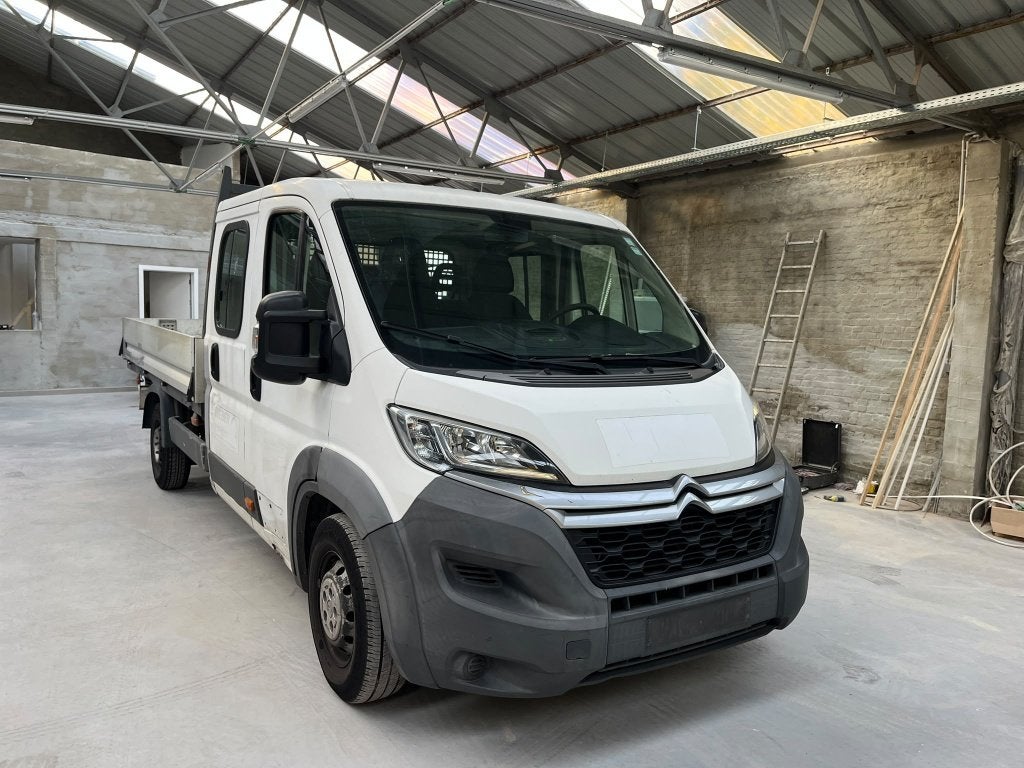Citroen Jumper open laadbak dubbel cabine 63.000km's Gekeurd, Euro 5, Achat, Entreprise, Boîte manuelle