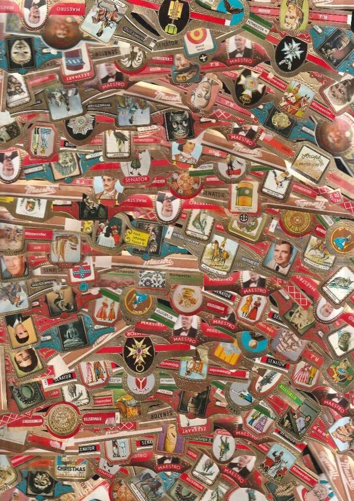 lot de 1000 pièces d'anciens bracelets à cigares Varia, Collections, Envoi, Utilisé, Bagues de cigare