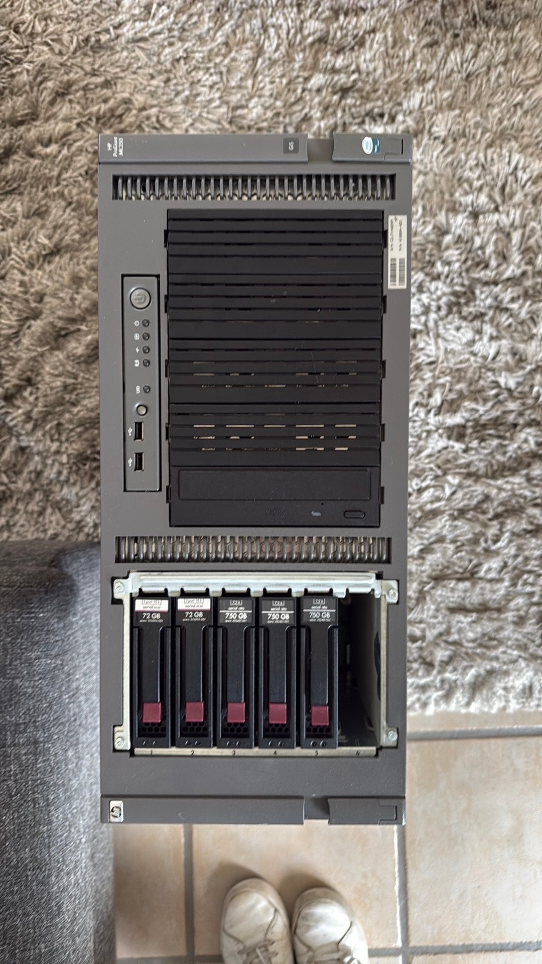 HP ProLiant ML350 G5, Computers en Software, Servers, Ophalen, Gebruikt