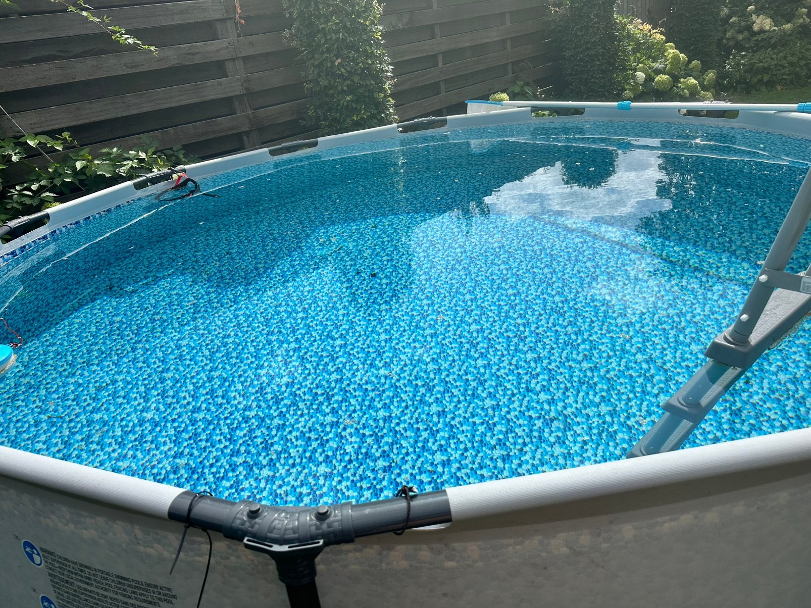 Bestway steel pro zwembad 156x117 €200,-, Tuin en Terras, Zwembaden, Ophalen, 80 tot 120 cm, Rond, 300 cm of meer