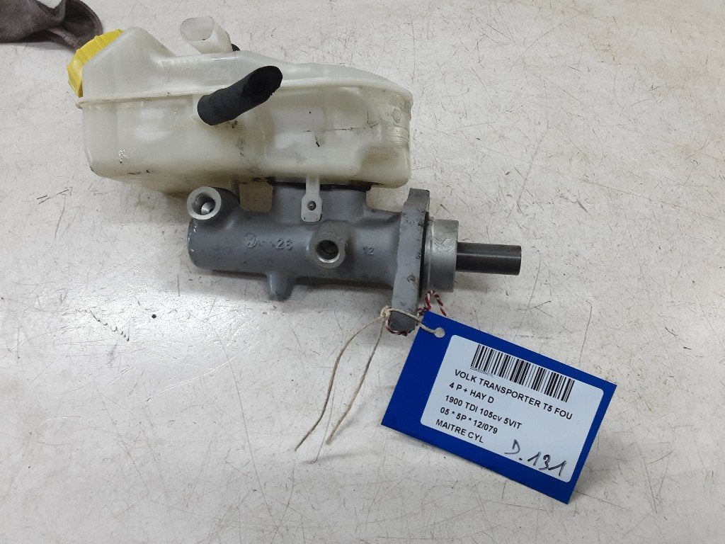 MAITRE CYLINDRE DE FREIN Multivan T5 (7E / 7HC / 7HF / 7HM), Volkswagen, Mevr. I. Hauben, Utilisé, Rue de l'Espoir 34 34
4030  GRIVEGNÉE, BE