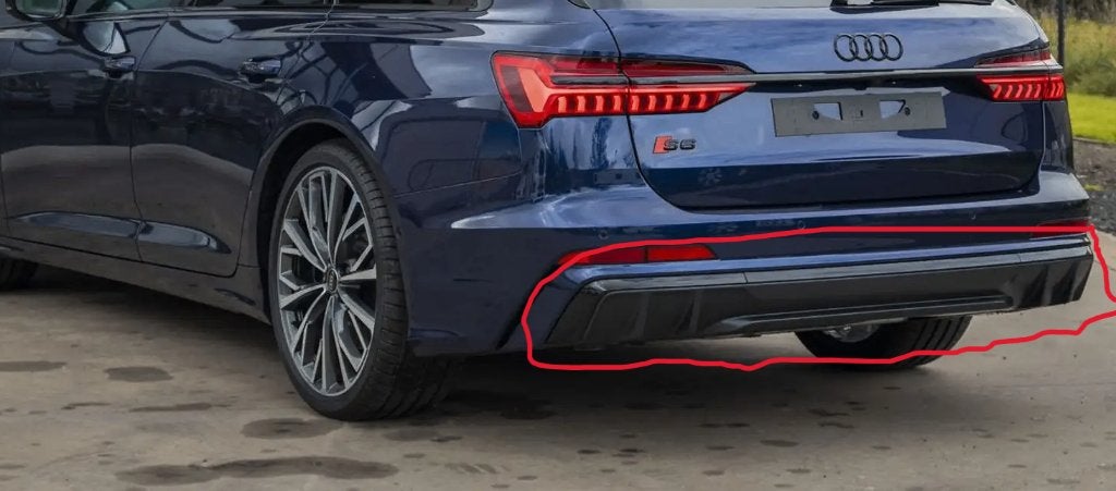 Diffuseur de pare-chocs arrière original Audi A6/S6 C8 neuf, Autos : Pièces & Accessoires, Neuf, Arrière, Pare-chocs, Audi