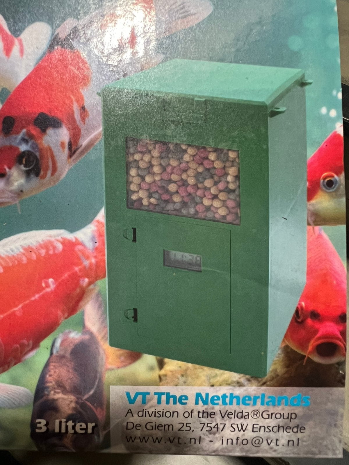 Voederautomaat - neerhof - vijver, Dieren en Toebehoren, Ophalen, Zo goed als nieuw