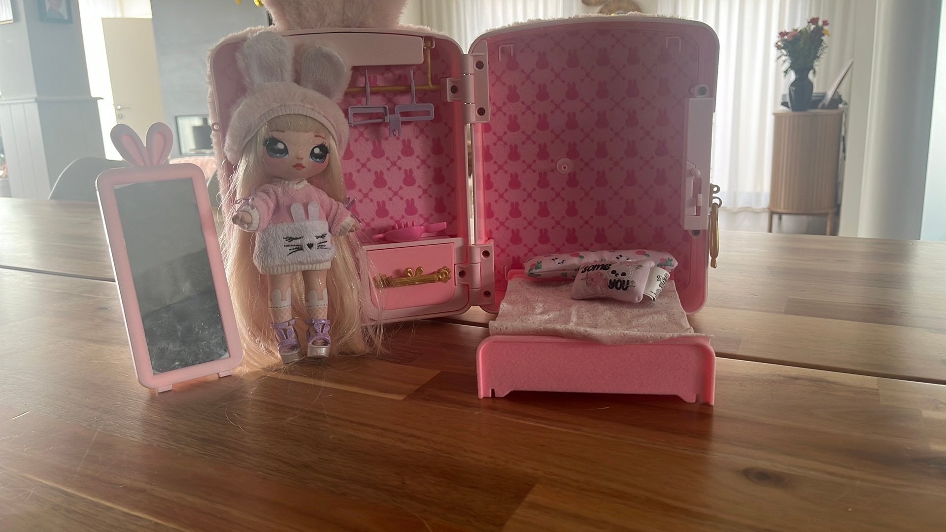 Na!na!na! Surprise backpack bedroom pink, Kinderen en Baby's, Speelgoed | Poppen, Ophalen of Verzenden, Gebruikt, Overige typen