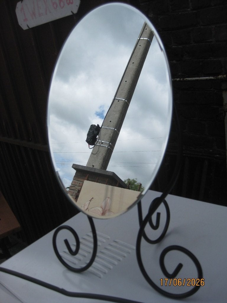 miroirs, Neuf, Moins de 100 cm, Enlèvement, Ovale