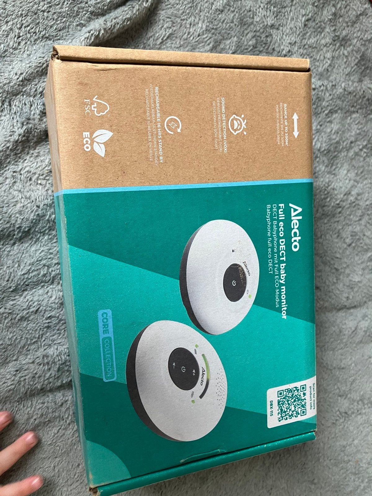 Nieuwe Alecto babyfoon, Ophalen