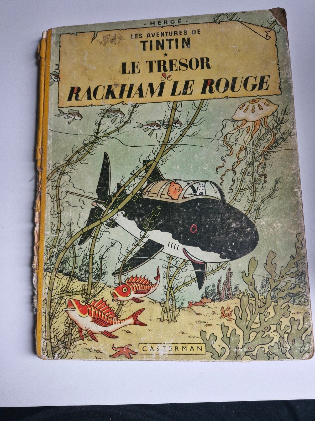 BD Kuifje De schat van Rackam Le Rouge (Canvas-editie) 1954, Boeken, Ophalen