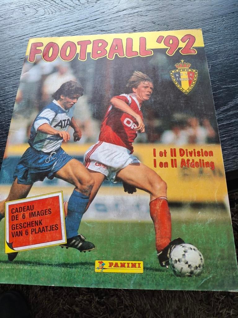 Panini stickerboek football 92, Ophalen of Verzenden
