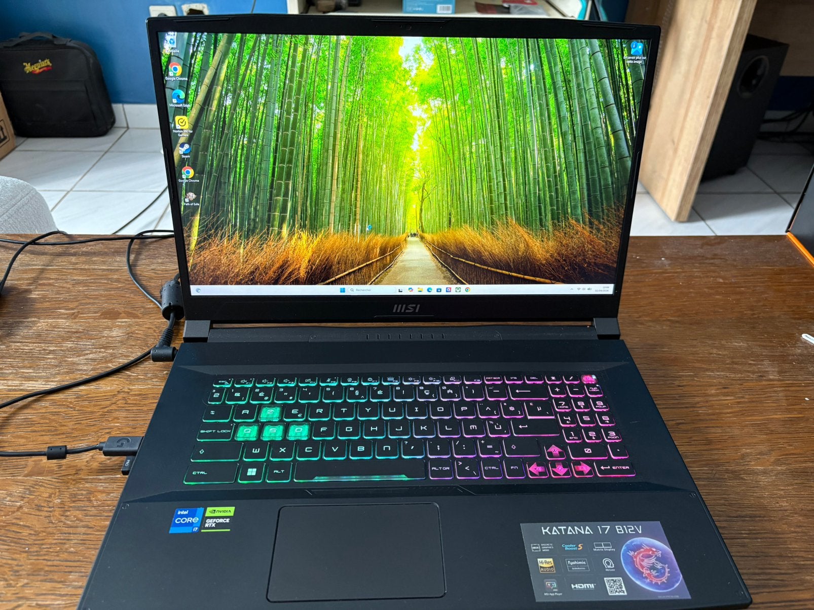 MSI Katana 17 B12V, Enlèvement, Comme neuf