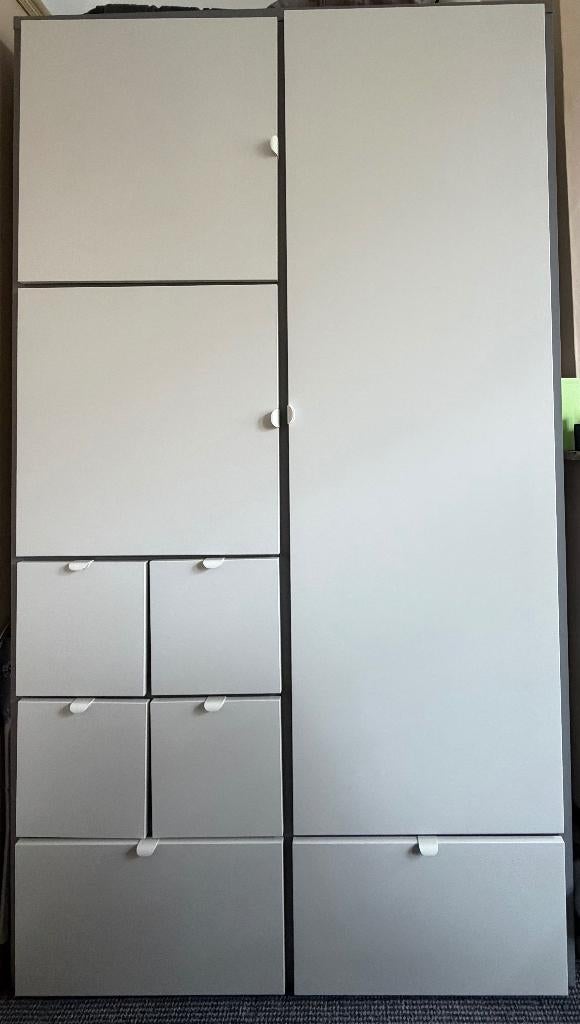 Armoire/ Dressing IKEA avec penderie et tiroirs, Comme neuf, 100 à 150 cm, Enlèvement, 200 cm ou plus