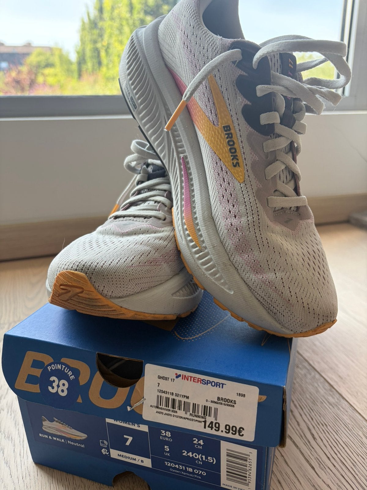 Brooks ghost 17, Sports & Fitness, Enlèvement ou Envoi, Comme neuf