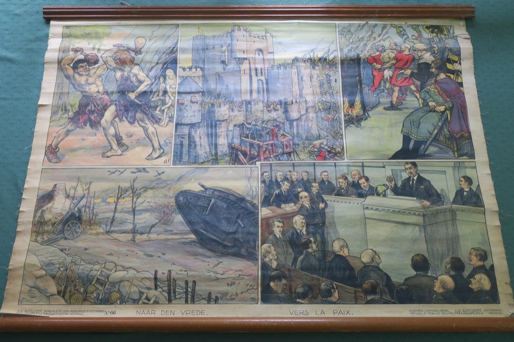 ancienne affiche scolaire année 50, Antiek en Kunst, Antiek | Schoolplaten, Ophalen, Geschiedenis