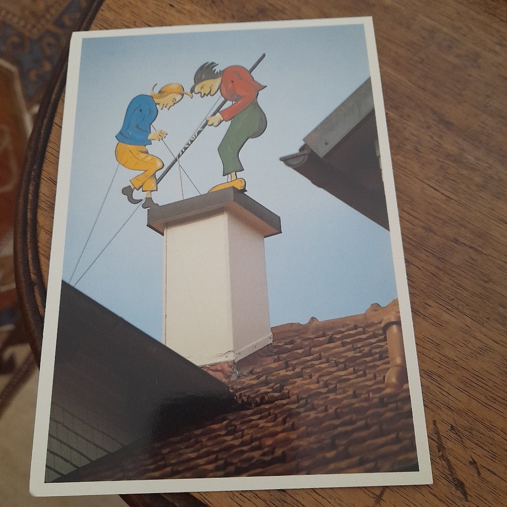 prentkaart stripfiguur Max und Moritz / tek. Joost Swarte, Boeken, Ophalen of Verzenden, Nieuw