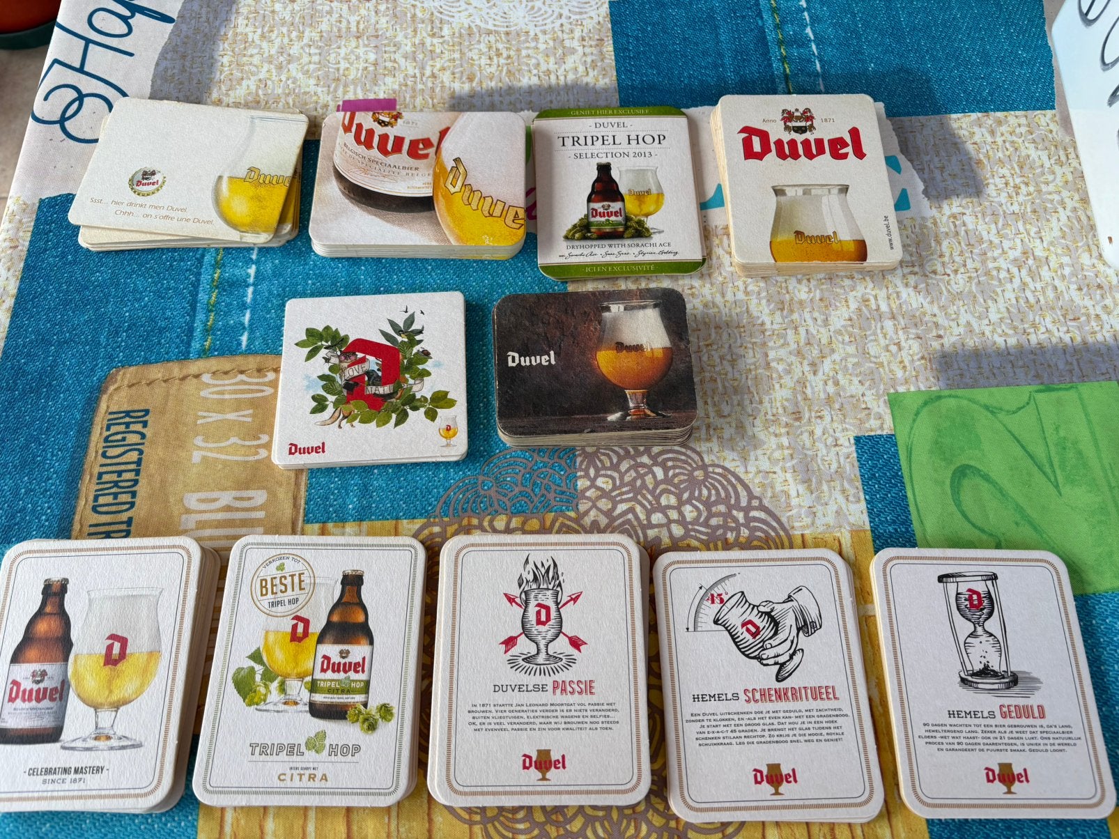 Duvel différentes cartes de bière, Enlèvement ou Envoi, Comme neuf, Duvel