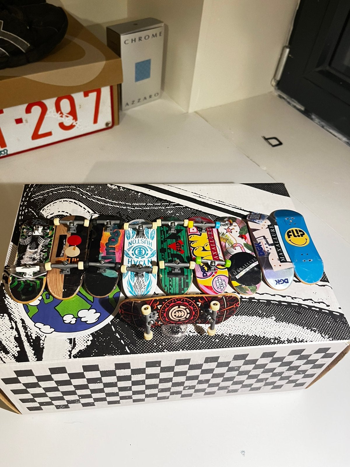 10 vintage tech decks + 2 surpirse decks, Ophalen of Verzenden, Zo goed als nieuw