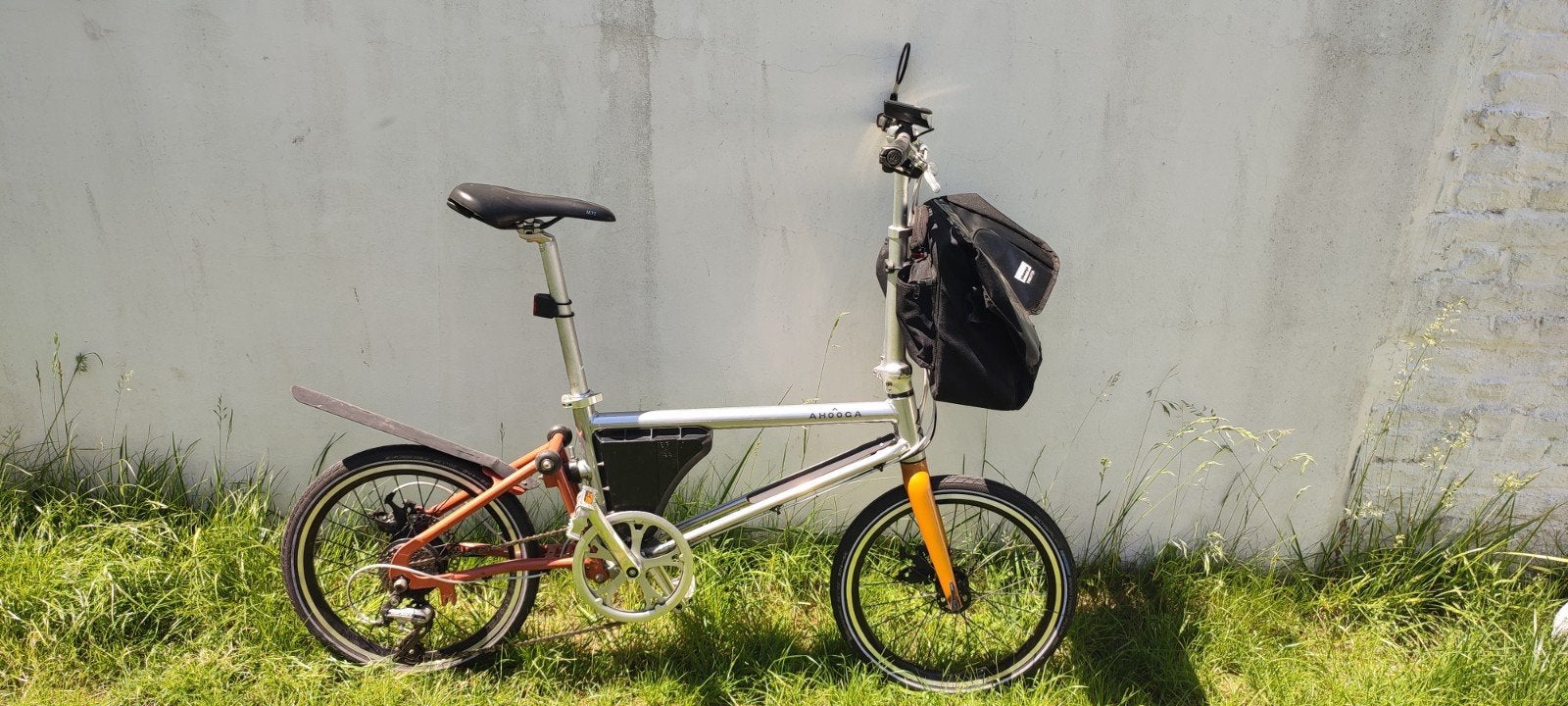 Ahooga vélo électrique pliable 36V power plus, Autres marques, Vitesses, Enlèvement ou Envoi, Utilisé