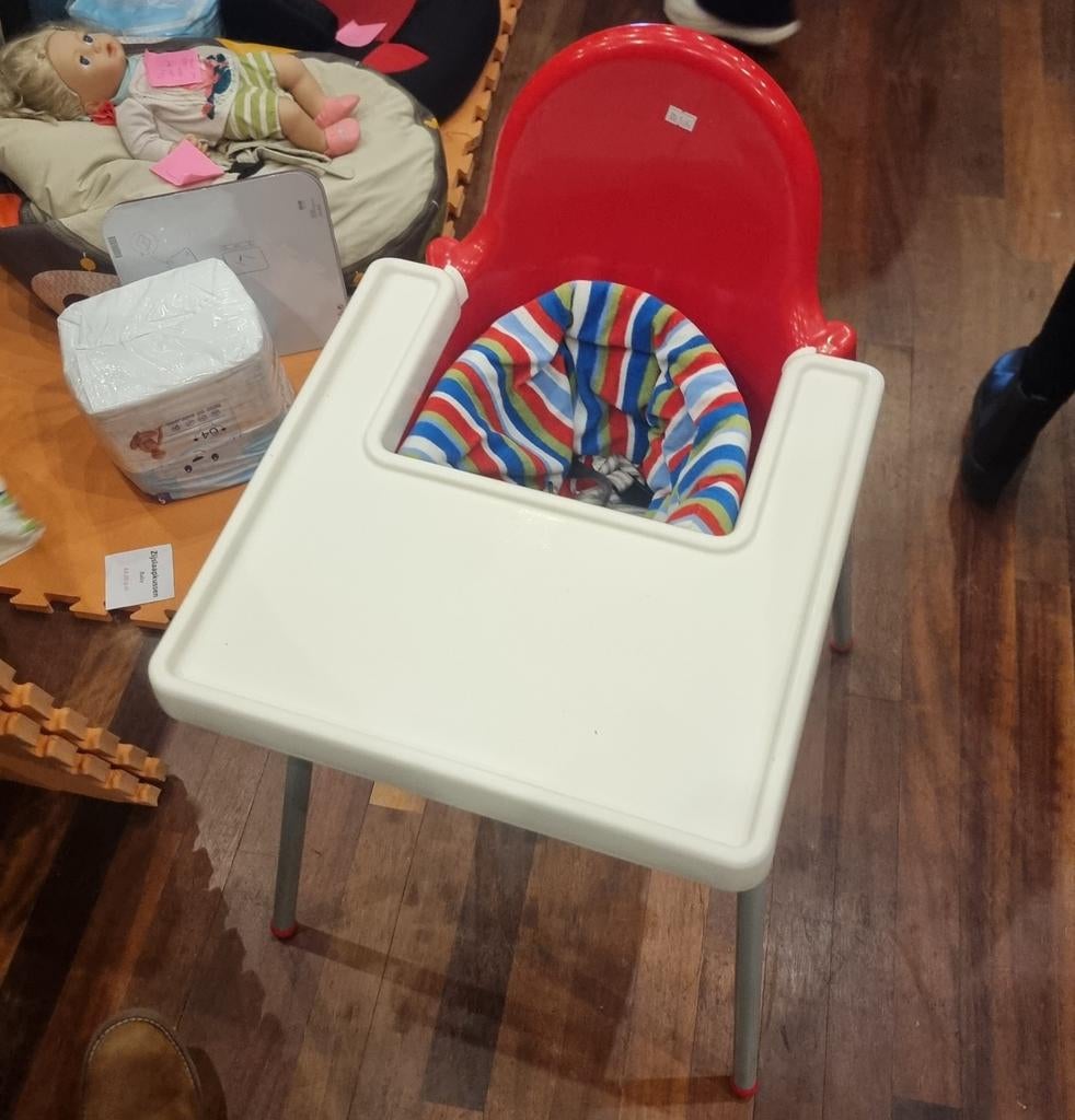 10x Babystoel Ikea antilop met tafelblad en steunkussen, Enlèvement