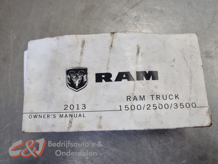Livret d'instructions d'un Dodge RAM, -, 3 mois de garantie, Utilisé, Dodge