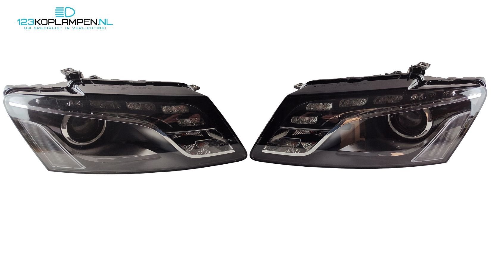 Audi Q5 8R facelift Xenon koplamp koplampen links rechts, Gebruikt, -, -, -