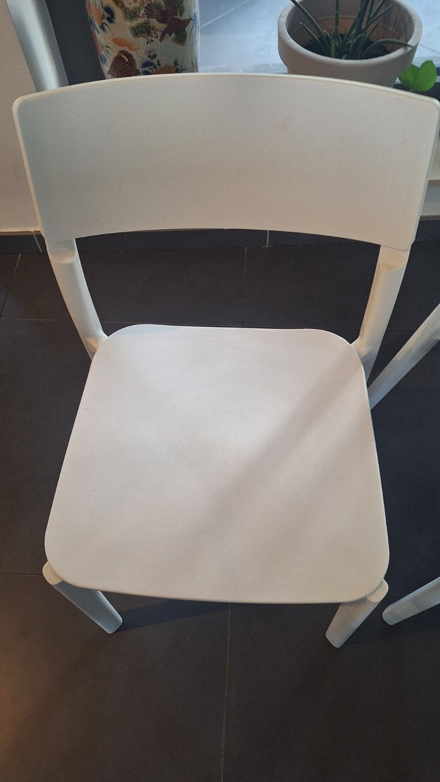 2 IKEA JANINGE stoelen – Zo goed als nieuw!, Huis en Inrichting, Ophalen, Zo goed als nieuw, Wit, Twee