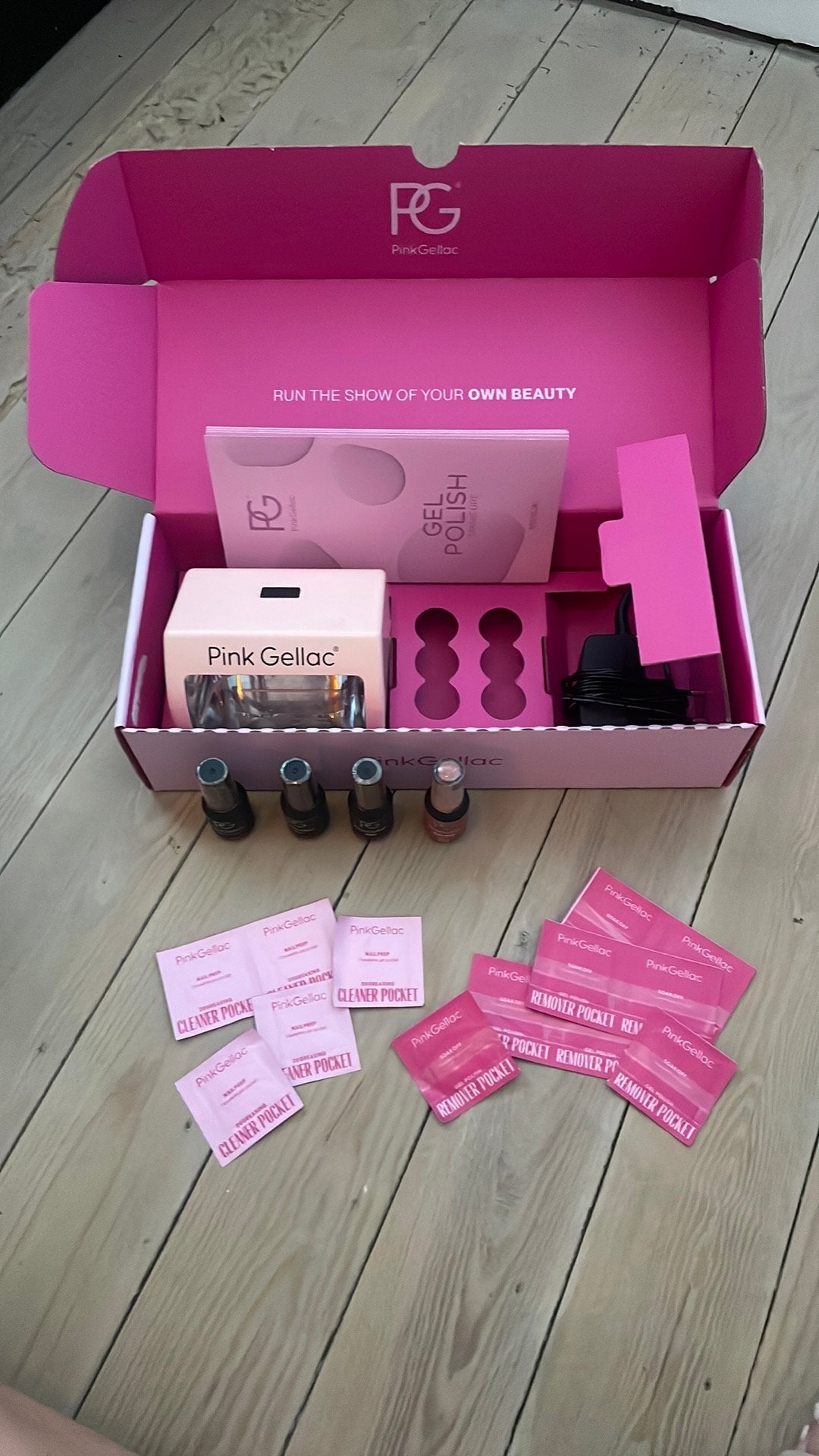 Pink Gellac Discovery set kleur nude pink, Enlèvement, Comme neuf