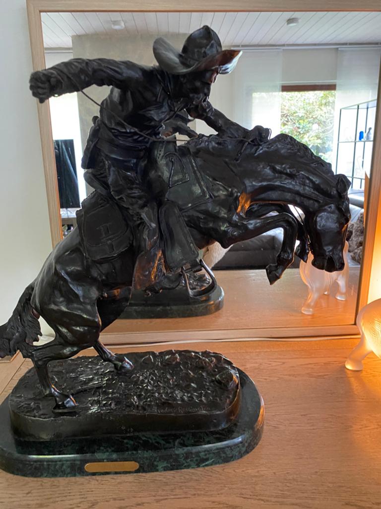Brons FREDERIK REMINGTON, Ophalen, Brons