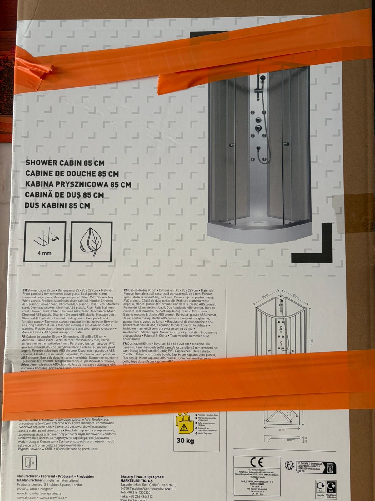 Cabine de douche, Enlèvement, Comme neuf