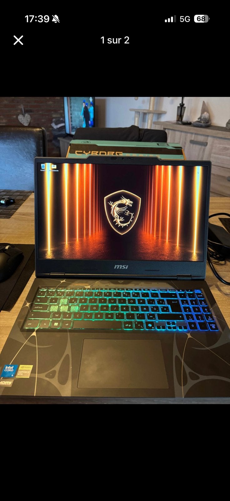 Pc msi Cyborg 15