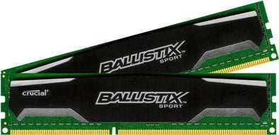 Crucial Ballistix Sport 2x4GB (8GB) DDR3 1600MHz RAM, Computers en Software, RAM geheugen, 8 GB, DDR3, Ophalen of Verzenden, Zo goed als nieuw