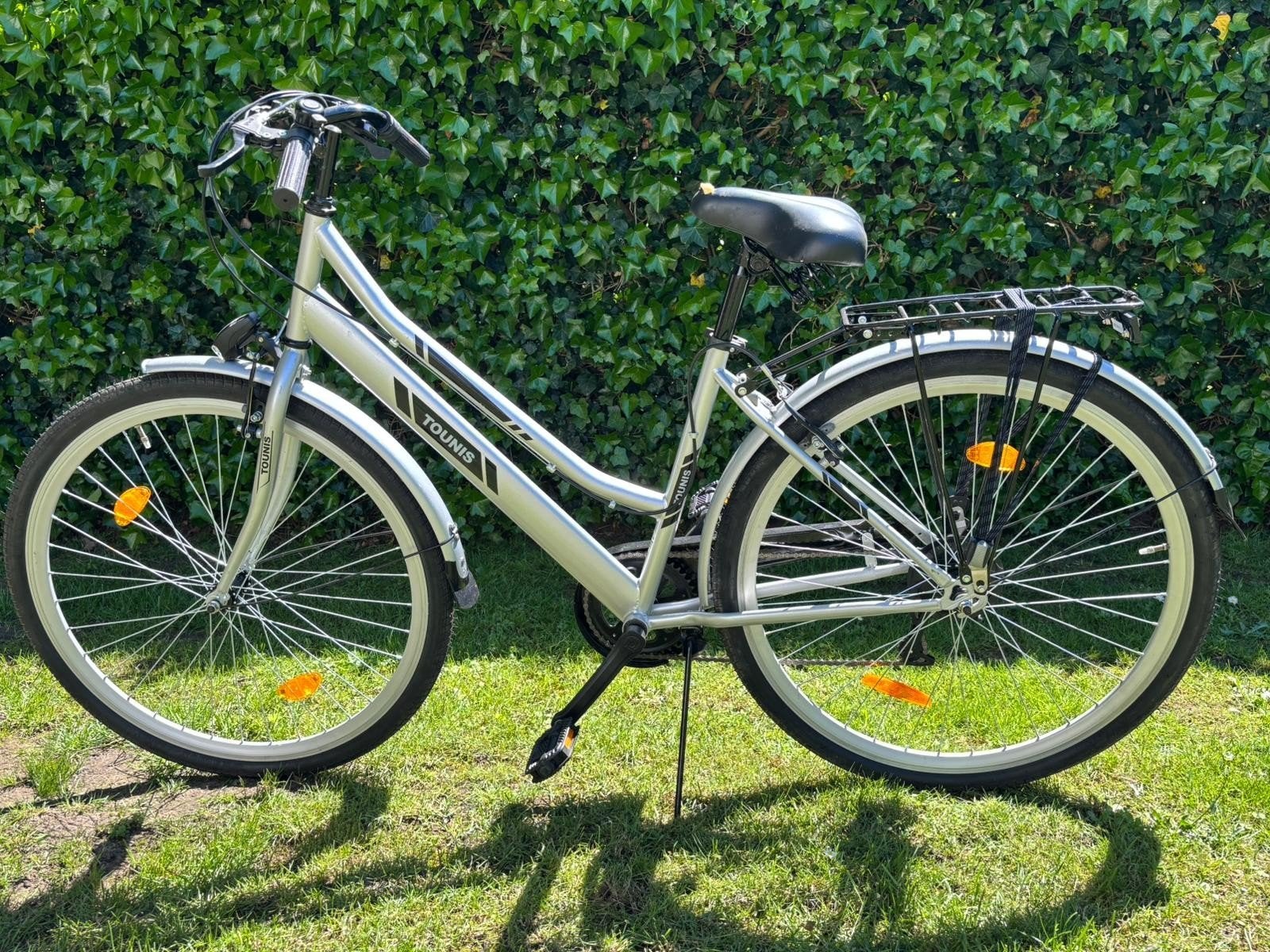 meisjesfiets 28 inch, Fietsen en Brommers, Fietsen | Dames | Sportfietsen en Toerfietsen, Ophalen, Gebruikt, Velgrem, Minder dan 10 versnellingen