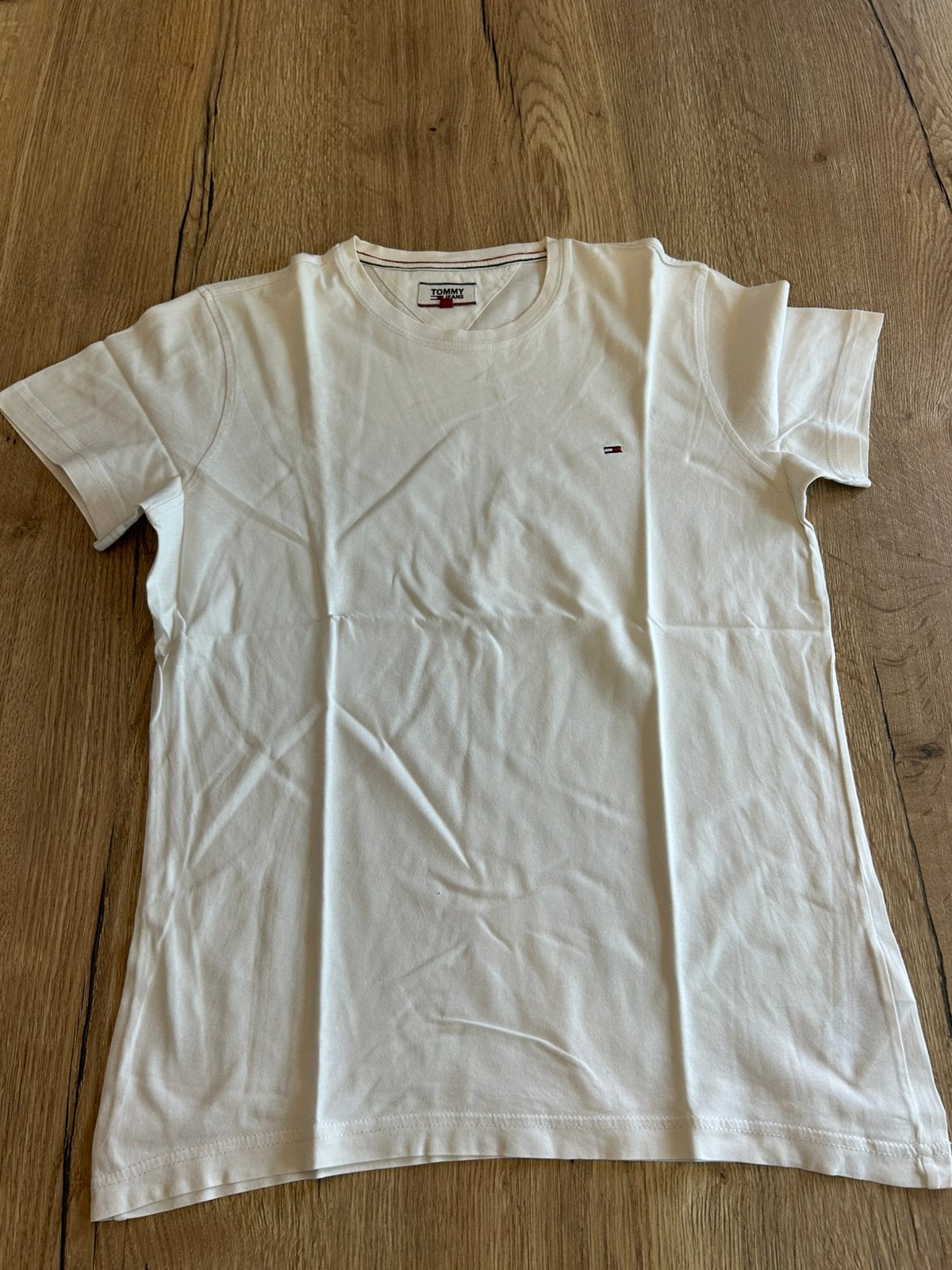T shirt Heren.Tommy Hilfiger.M.Wit, Kleding | Heren, T-shirts, Ophalen of Verzenden, Zo goed als nieuw, Maat 48/50 (M), Wit