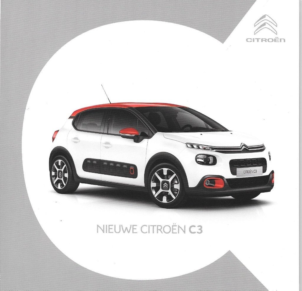 CITROËN C3,  2017, Boeken, Auto's | Folders en Tijdschriften, Ophalen of Verzenden, Zo goed als nieuw, Citroën