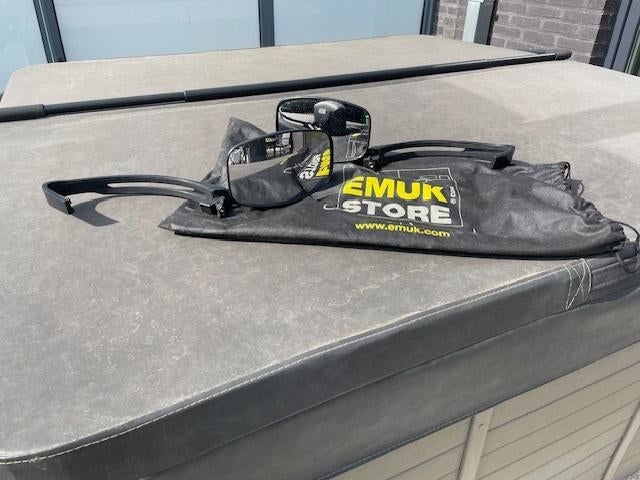 EMUK caravanspiegel, Caravans en Kamperen, Caravanaccessoires, Ophalen, Zo goed als nieuw