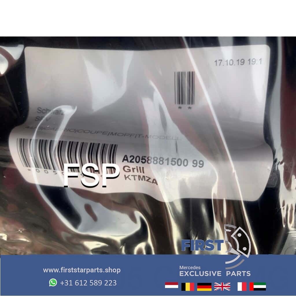 C63 AMG Facelift 2020 Grill Mercedes C Klasse ORIGINEEL Pana, Auto-onderdelen, Gebruikt, -, Ophalen of Verzenden, -