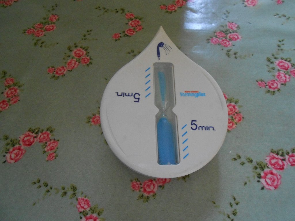 Zandloper douche timer douche timer 5 min, Huis en Inrichting, Badkamer | Badtextiel en Accessoires, Ophalen of Verzenden
