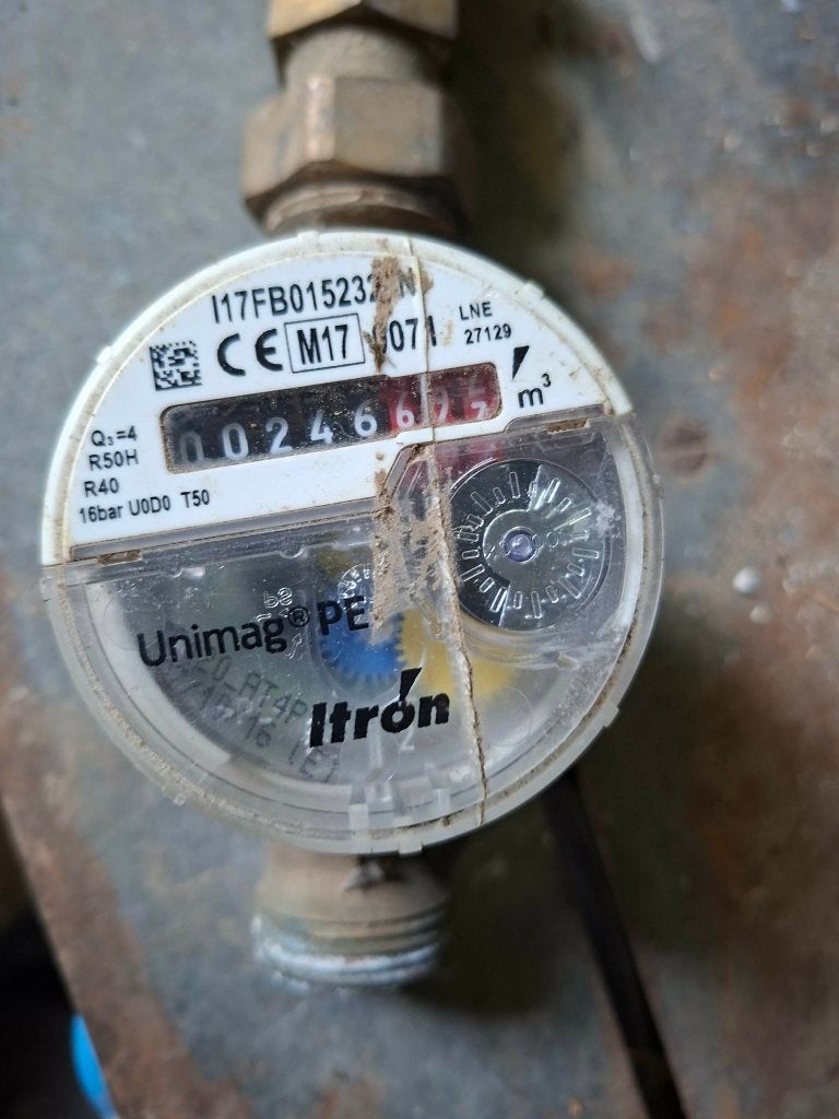 watermeter-waterteller, Ophalen, Gebruikt