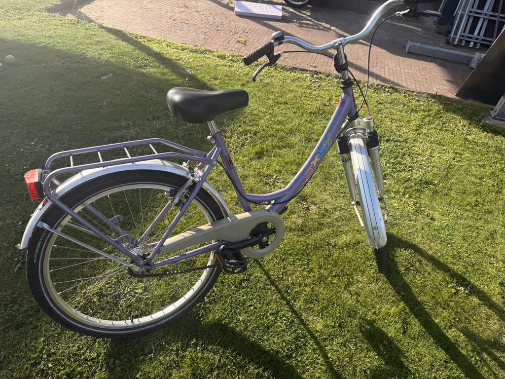 Meisjesfiets, Fietsen en Brommers, Ophalen, Gebruikt, 24 inch