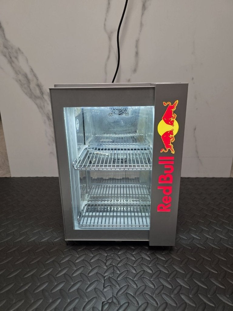 Mini frigo vitré Red Bull Baby Cooler lumineux, Ophalen, Minder dan 75 liter, Zonder vriesvak, Gebruikt