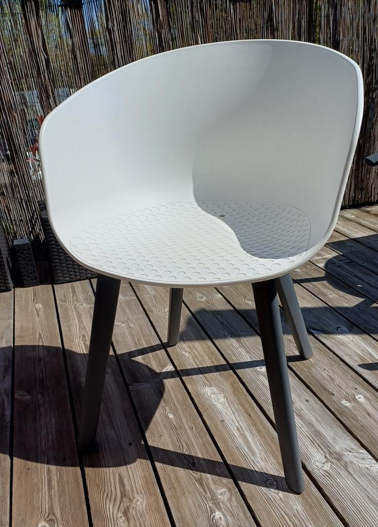 Kunststof kuipstoel terras, Tuin en Terras, Tuinstoelen, Ophalen, Gebruikt, Kunststof