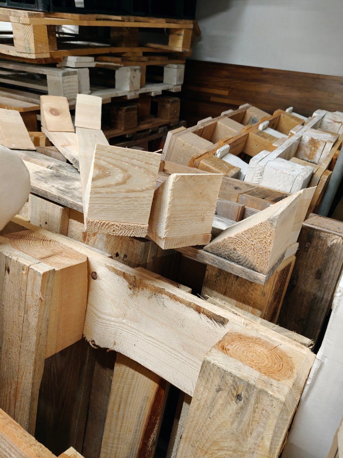 palettes en bois - houten palletes, Enlèvement, Utilisé, Autres essences de bois, Palette
