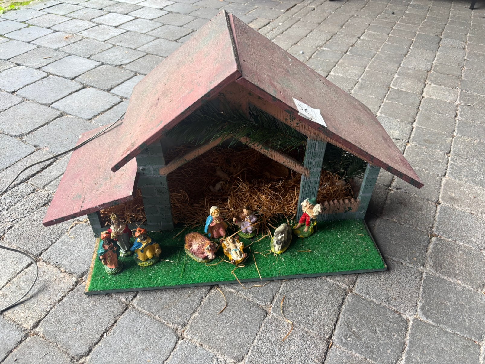 Kerststal, Ophalen, Zo goed als nieuw