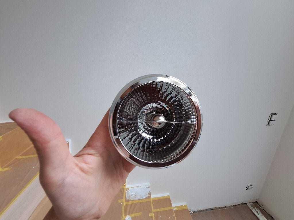 9 nieuwe AR111 halogeenlampen, Neuf, Autres culots, 10 à 30 watts, Enlèvement