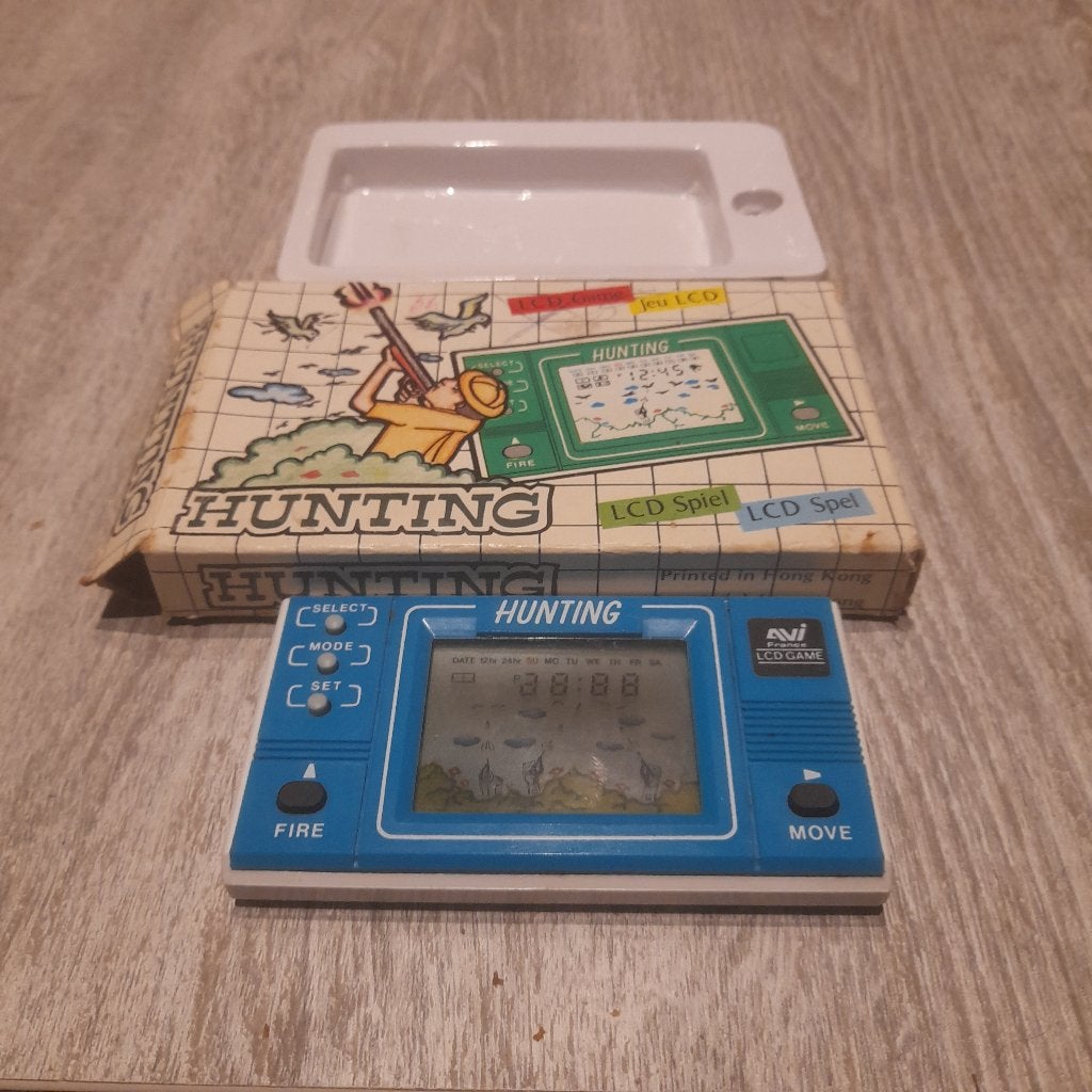 jeu portable LCD vintage appelé « Hunting » des années 1980, Consoles de jeu & Jeux vidéo, Enlèvement ou Envoi, Utilisé