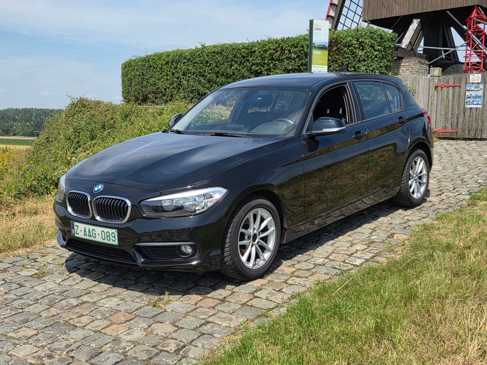 BMW 116i / navi /airco/zetelverwarming, Zwart, Bedrijf, 5 deurs, Onderhoudsboekje
