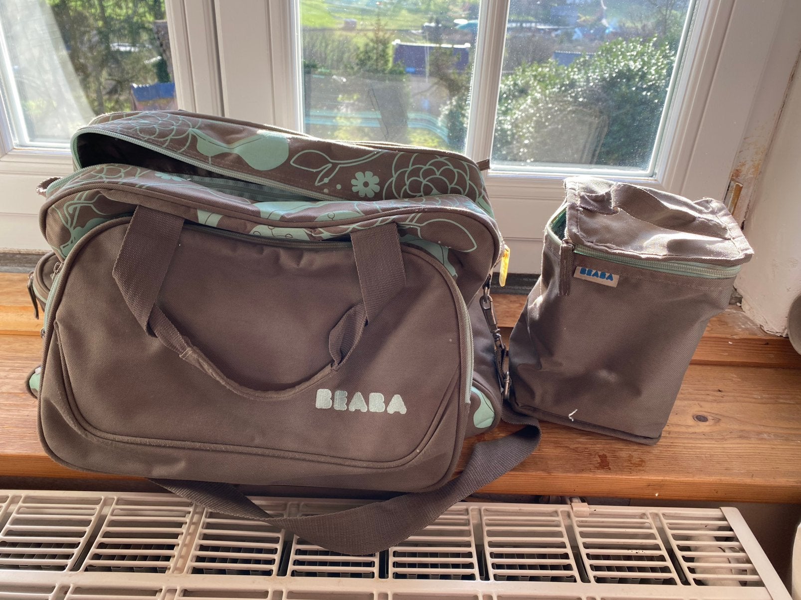 Sac a langer, Kinderen en Baby's, Luiertassen, Verzorgingstas, Ophalen of Verzenden, Zo goed als nieuw, Meerkleurig